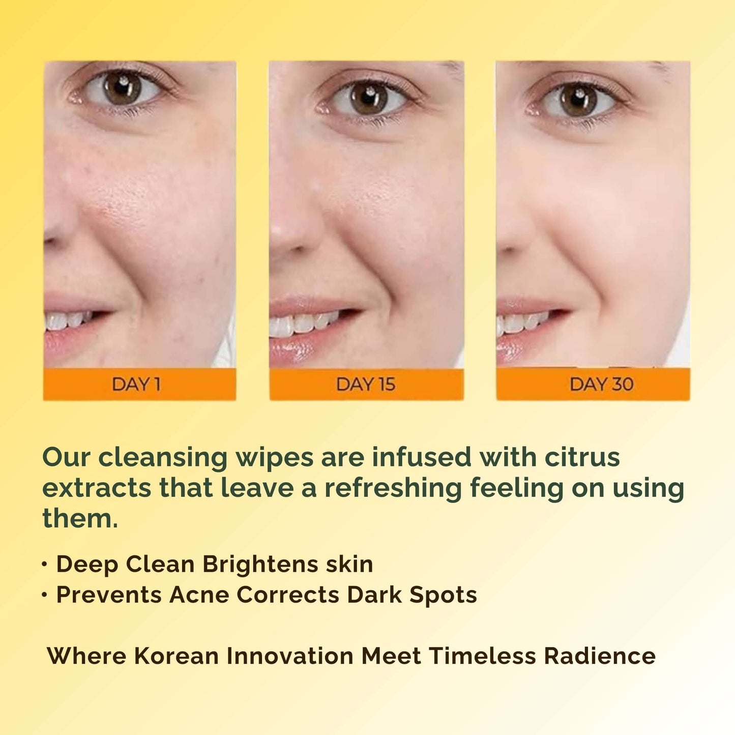 Yapidra Brightening Cleansing Pads with Kojic Acid & Turmeric – Fades Dark Spots