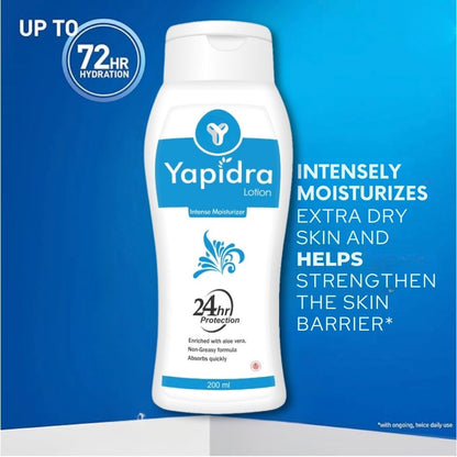 Yapidra Intense Hydration Body Lotion – Repairs Dry & Rough Skin