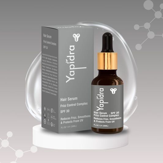 Yapidra Frizz Control Hair Serum – Tames Flyaways & Smooths Frizzy Hair