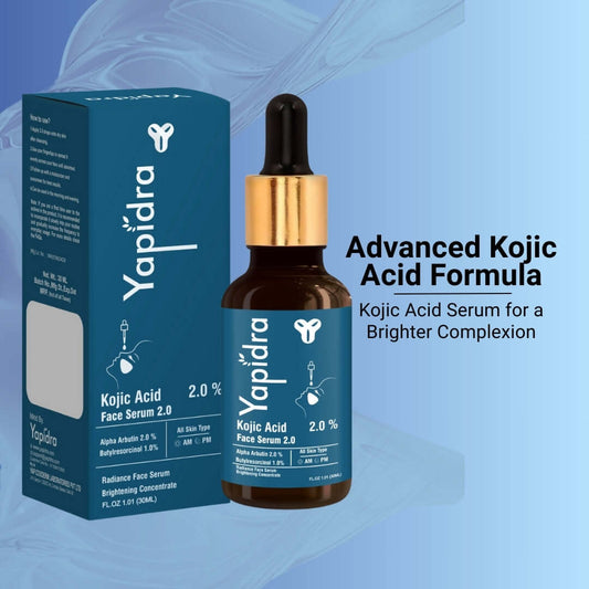 Yapidra Kojic Acid Skin Brightening Serum – Targets Hyperpigmentation & Dark Spots